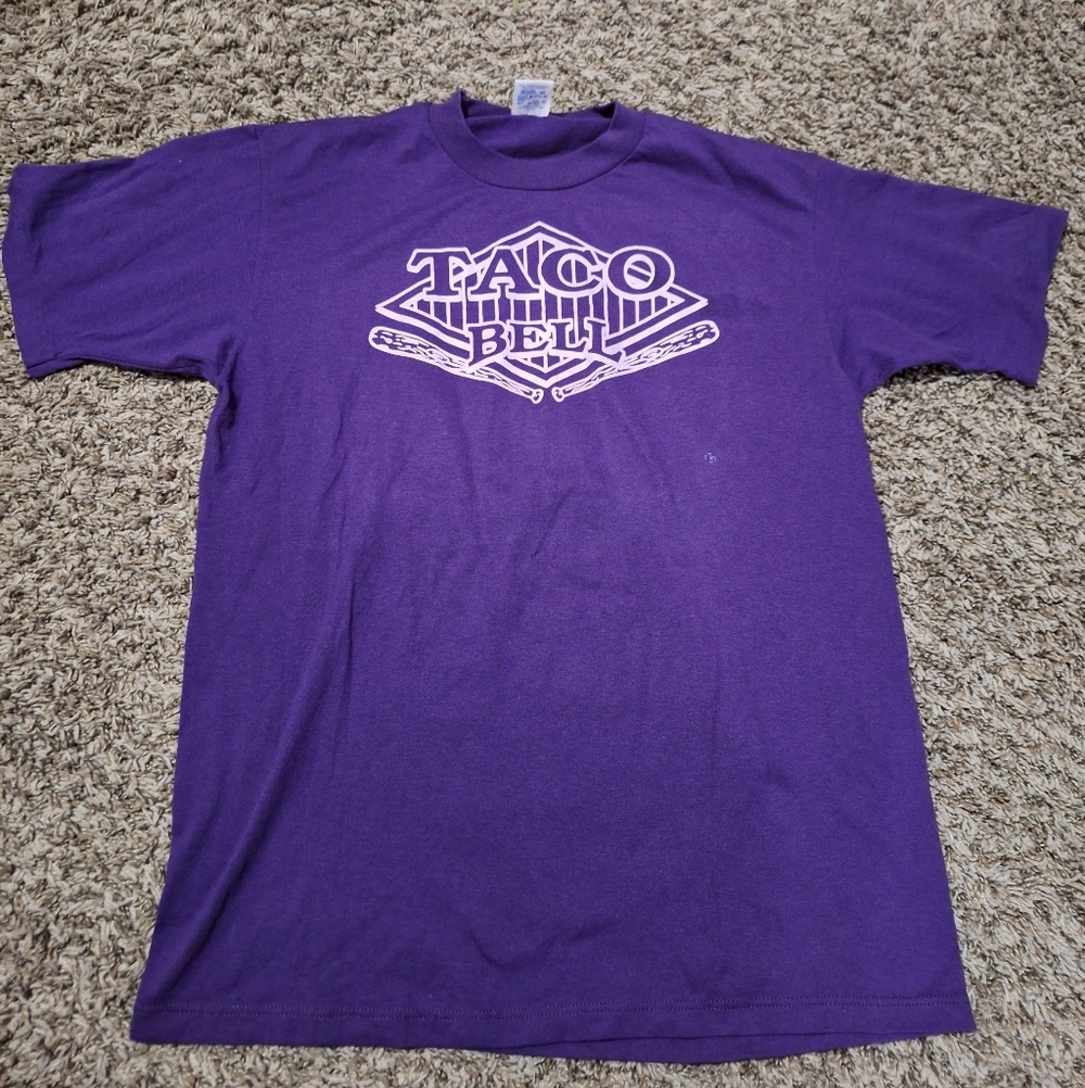 Taco Bell, The Border Crossers T Shirt Vintage Size "L"